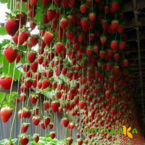 Клубника ампельная Анастасия купить по цене от 370р. в интернет-магазине «Посадика» с доставкой почтой в в Ермолиное и по всей России – [изображение №1].